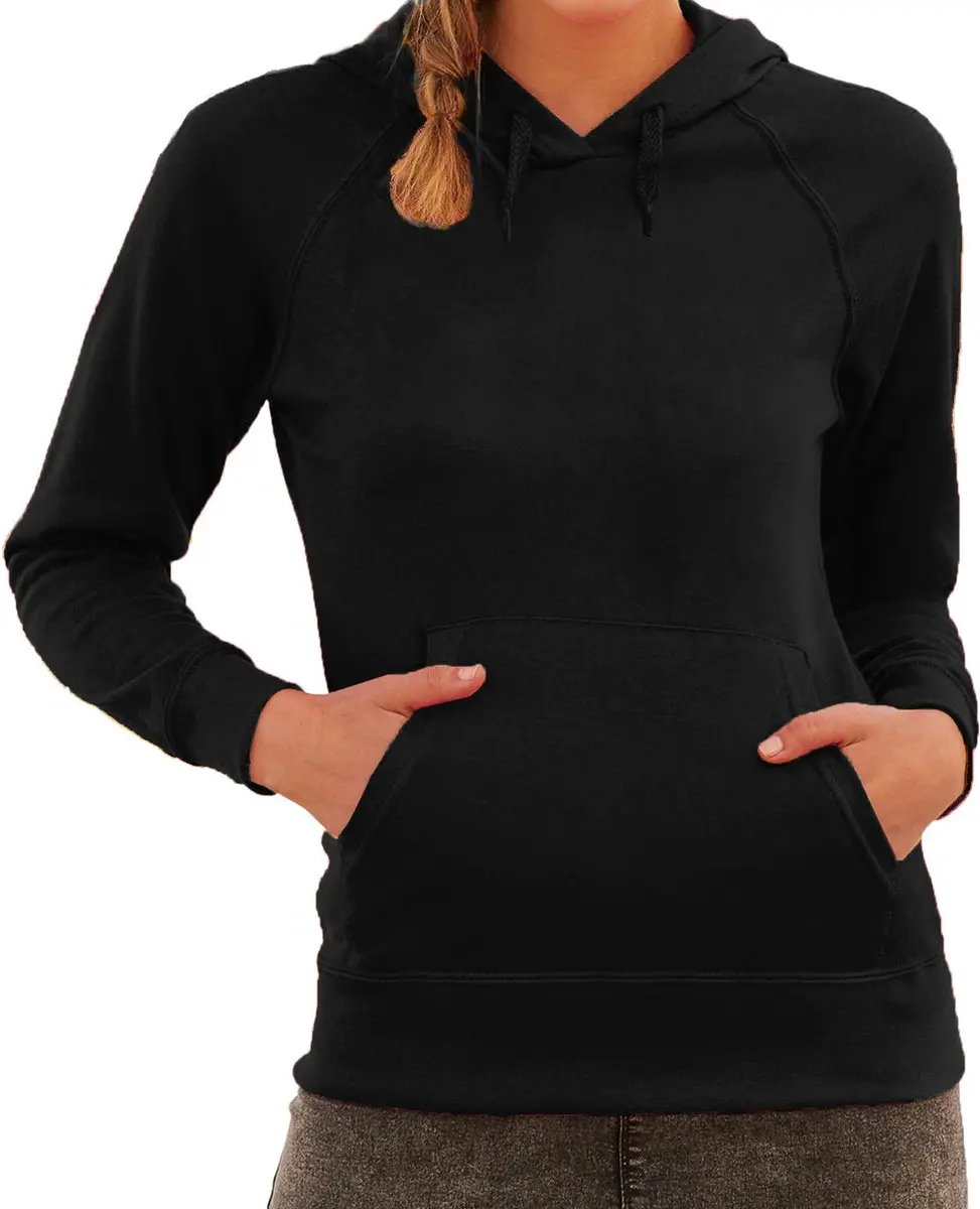 Zwarte hoodie / sweater met capuchon