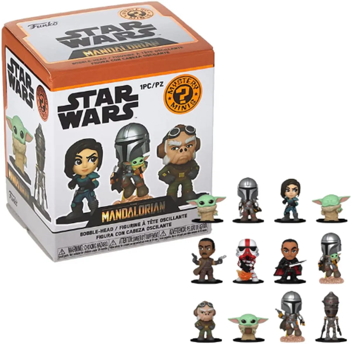 Funko Mystery Minis Star Wars The Mandalorian FUN54519 - Bonte kleuren - afbeelding 3 van 3