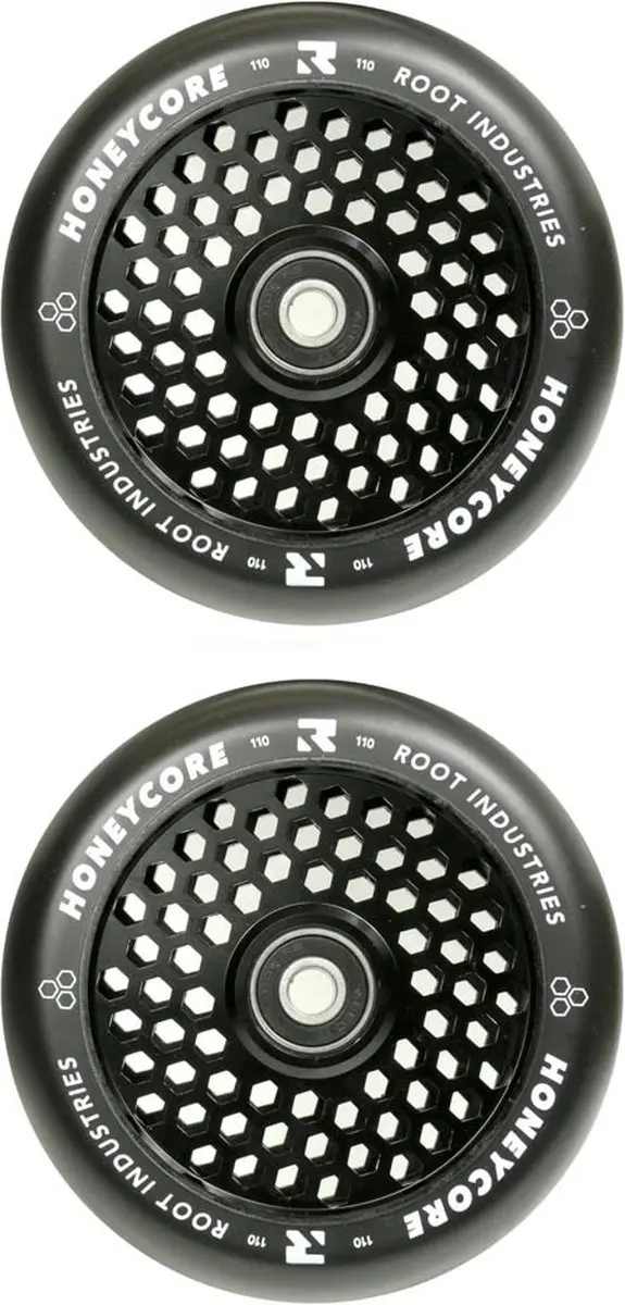 Root Industries Honeycore Stuntstep 110mm Wielen - 2 Stuks - Zwart - afbeelding 6 van 6