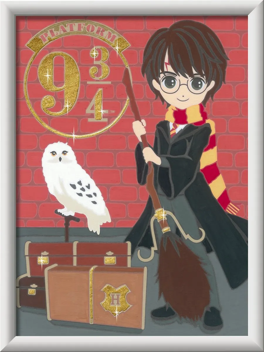 Ravensburger CreArt Harry Potter Magical Journey Schilderen op nummer - 15 Kleuren