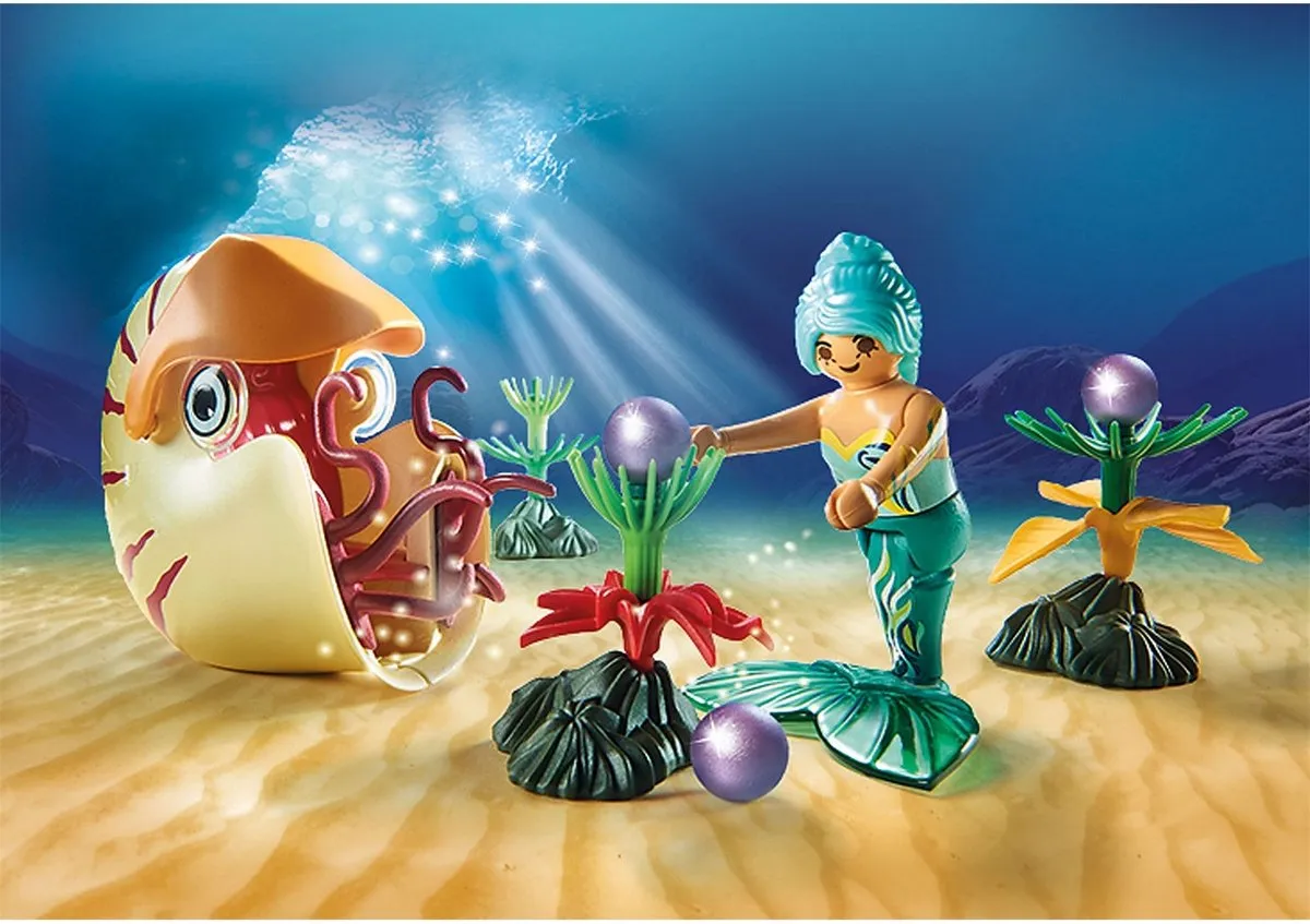 Playmobil Magic Zeemeermin met Zeeslakkengondel 70098 - Multicolor