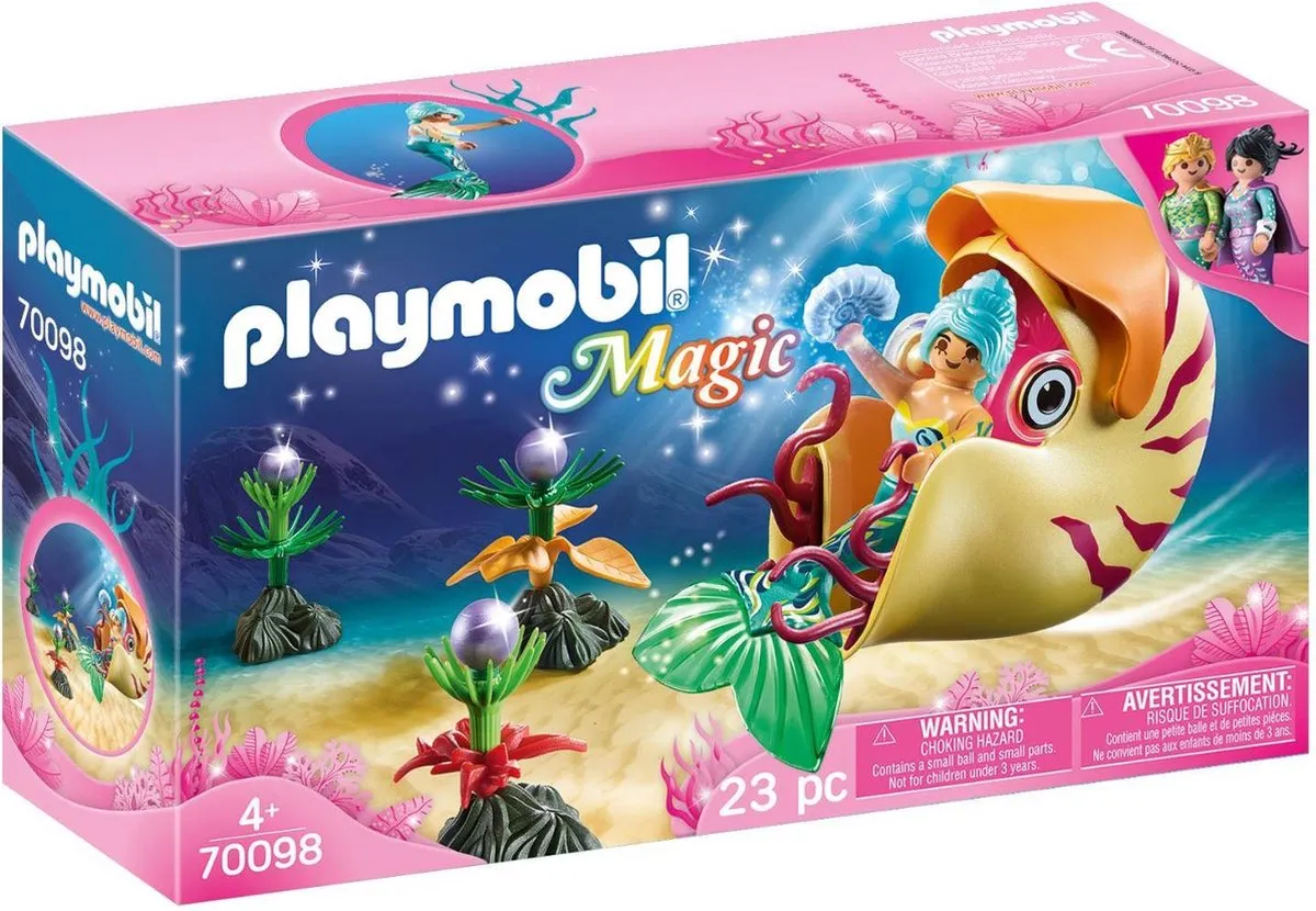 Playmobil Magic Zeemeermin met Zeeslakkengondel 70098