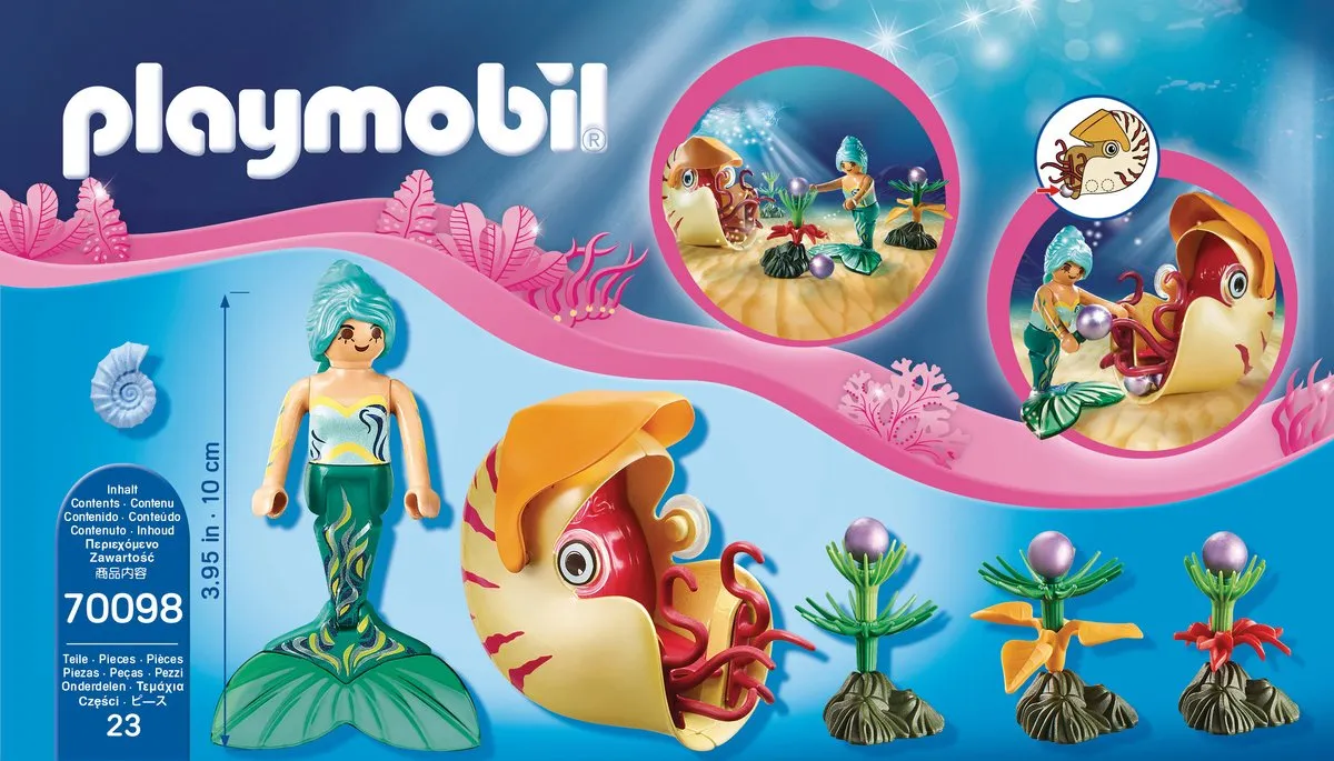 Playmobil Magic Zeemeermin met Zeeslakkengondel 70098 - Multicolor