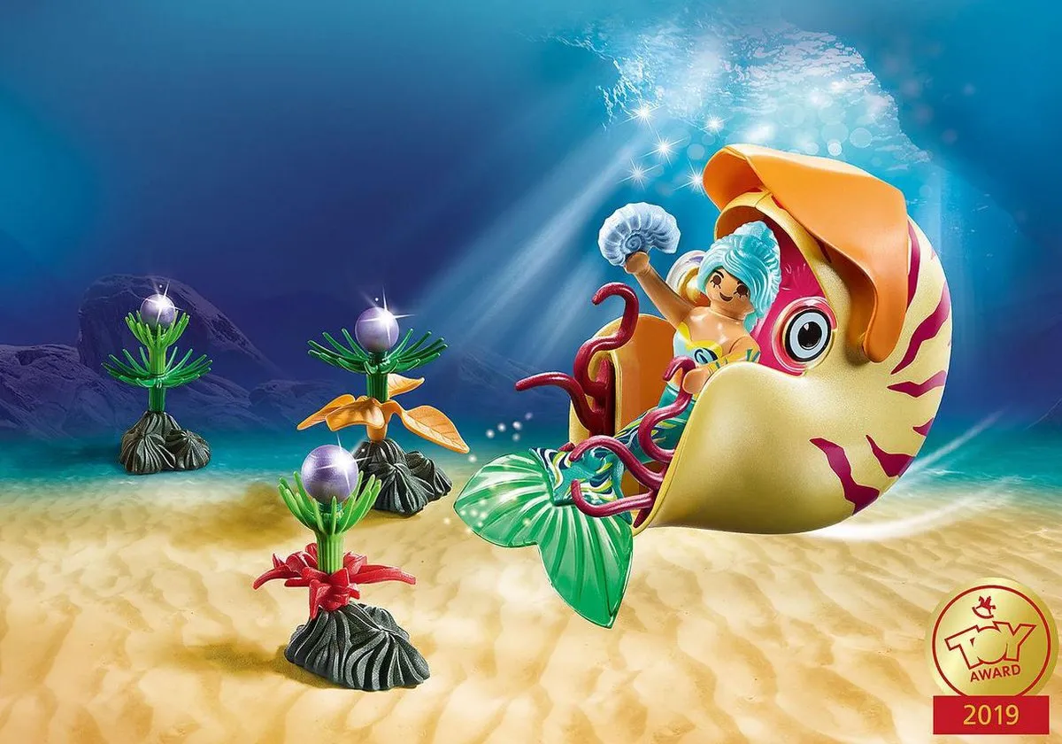 Playmobil Magic Zeemeermin met Zeeslakkengondel 70098 - Multicolor - afbeelding 6 van 6