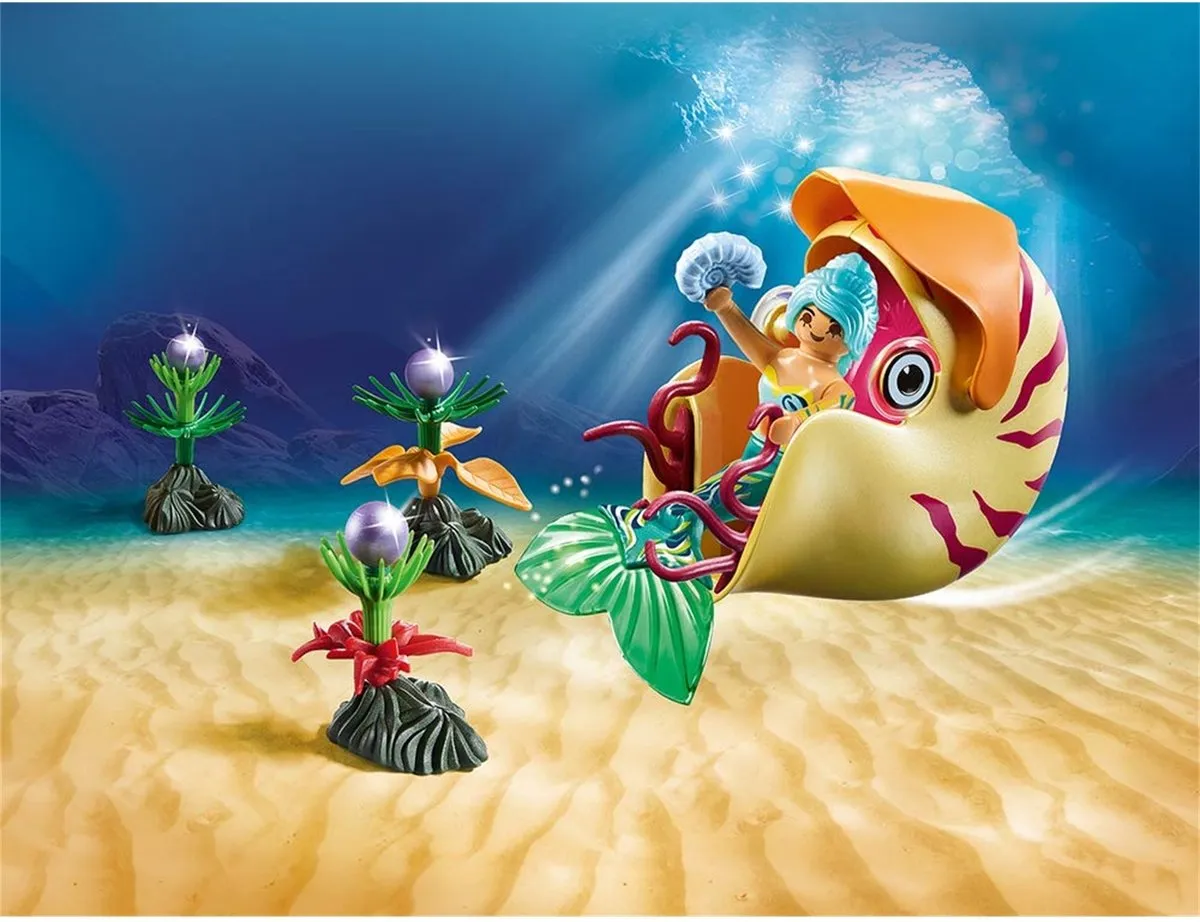 Playmobil Magic Zeemeermin met Zeeslakkengondel 70098 - Multicolor