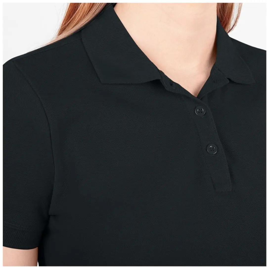 Jako Organic Polo Dames 36 - Zwart