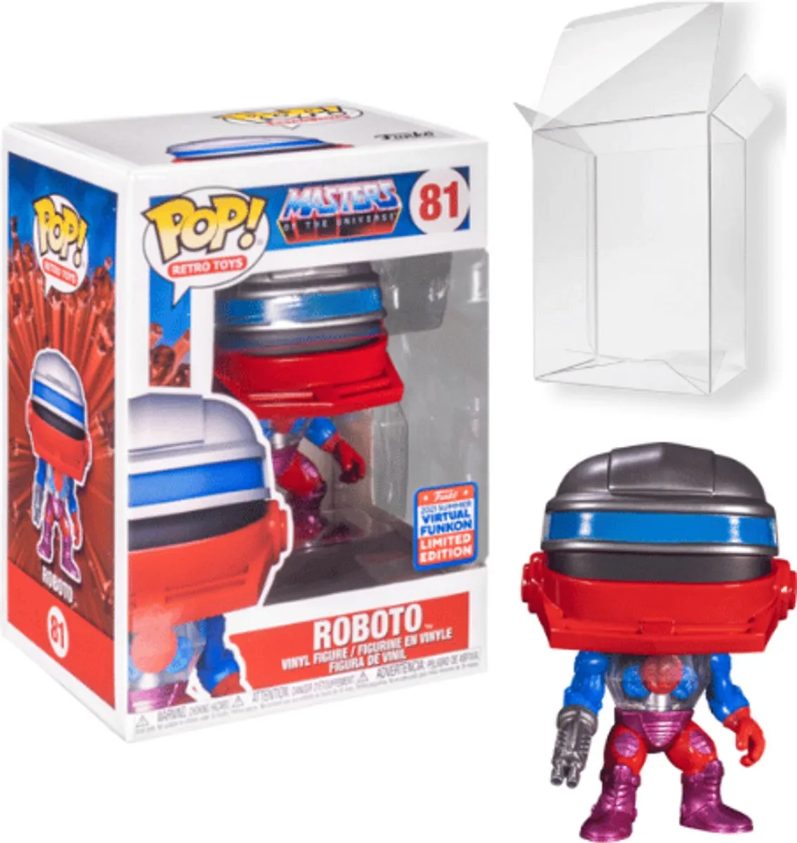 Funko Pop! Masters of the Universe Roboto #81 - Multi - afbeelding 2 van 2