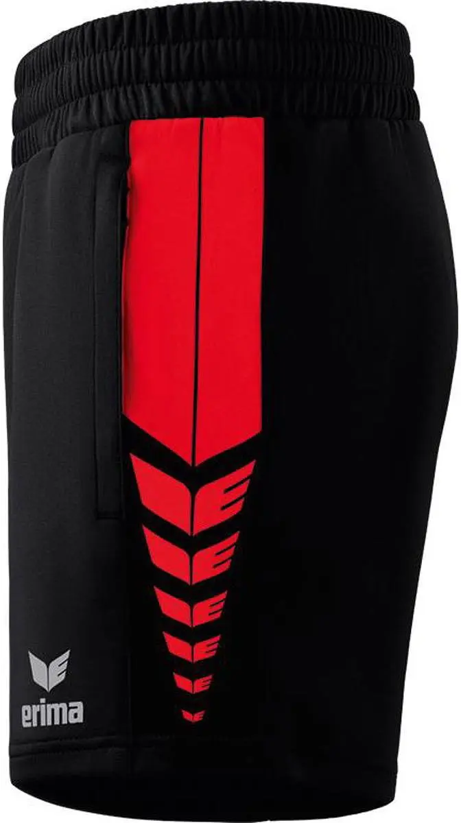 Erima Six Wings Worker Short 152 - Rood/Zwart