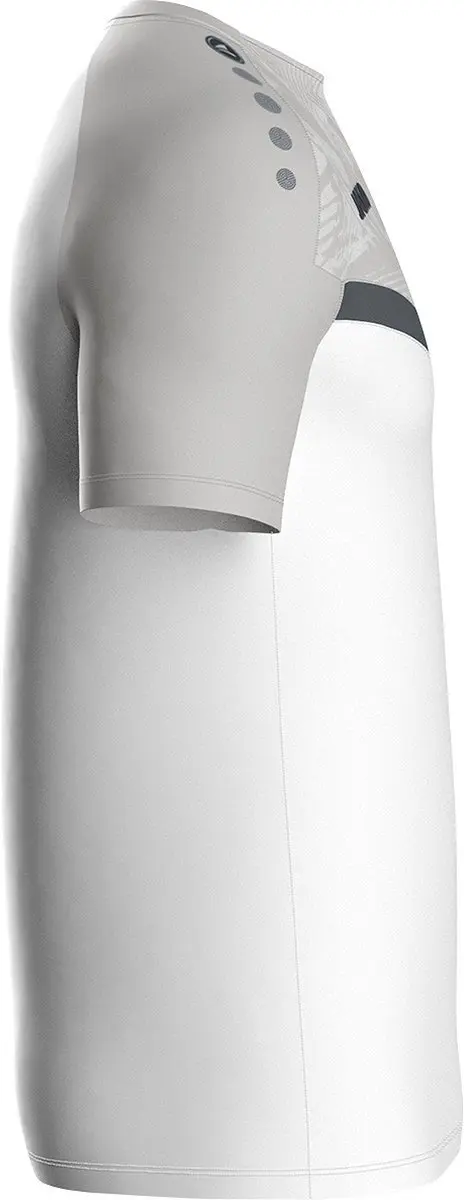 Jako Iconic T-Shirt Kinderen 152 - Wit/Zachtgrijs