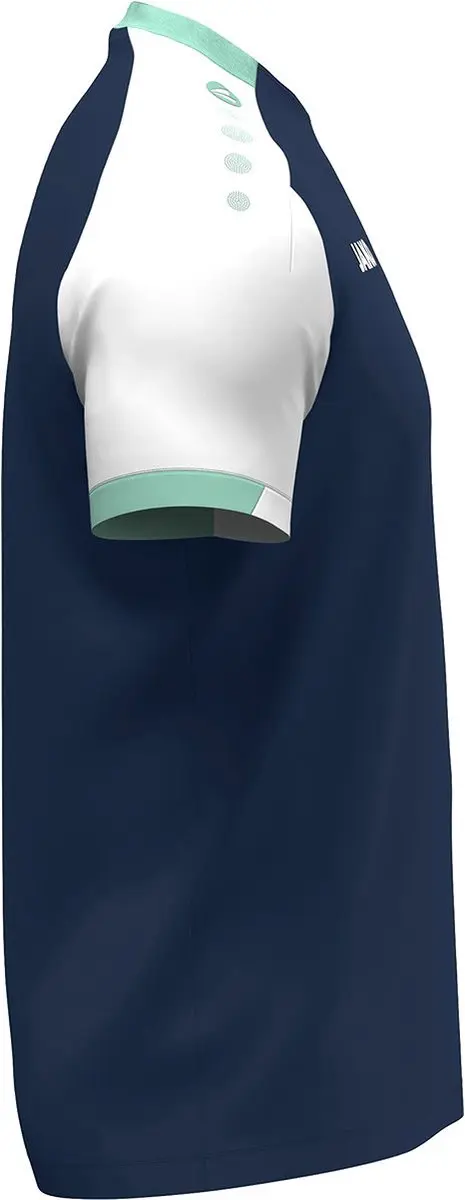 Jako Dynamic T-Shirt Heren - Marine/Wit M