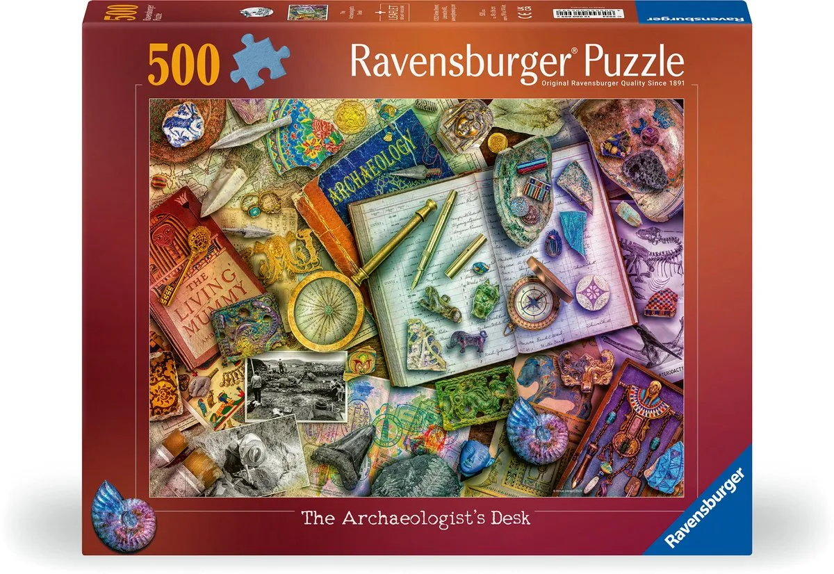 Ravensburger Archaeologist's Office Legpuzzel 500 Stuks