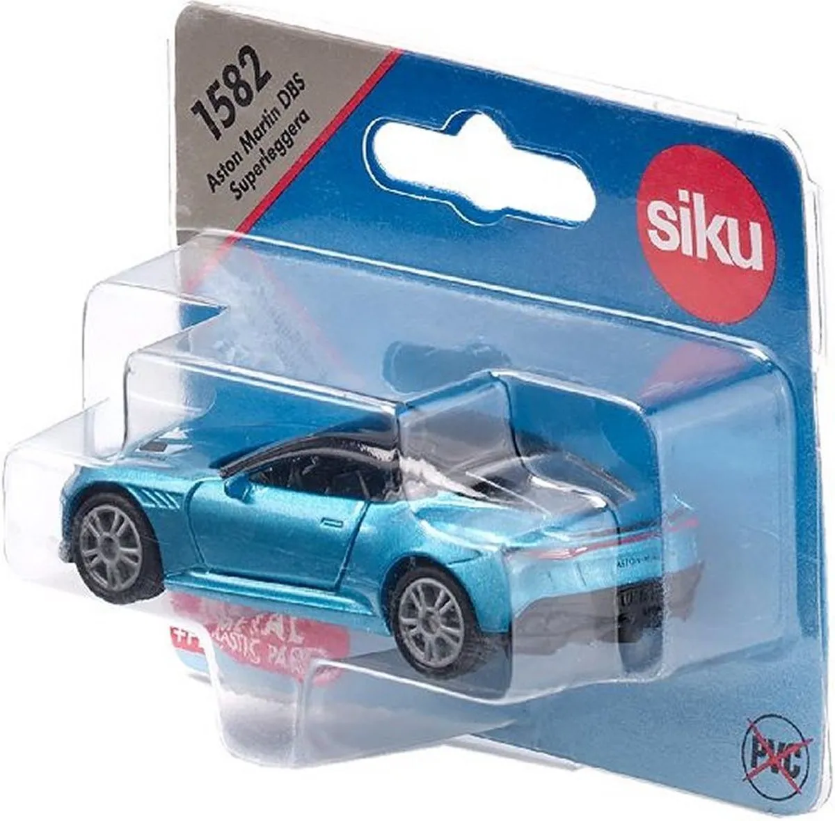 SIKU 1582 Aston Martin DBS Superleggera - Blauw