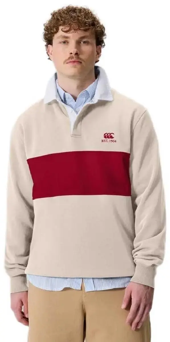 Canterbury Rugby Sweatshirt Beige S Man