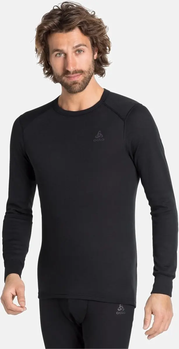 ODLO ACTIVE WARM ECO Shirt - Zwart XS - afbeelding 2 van 6