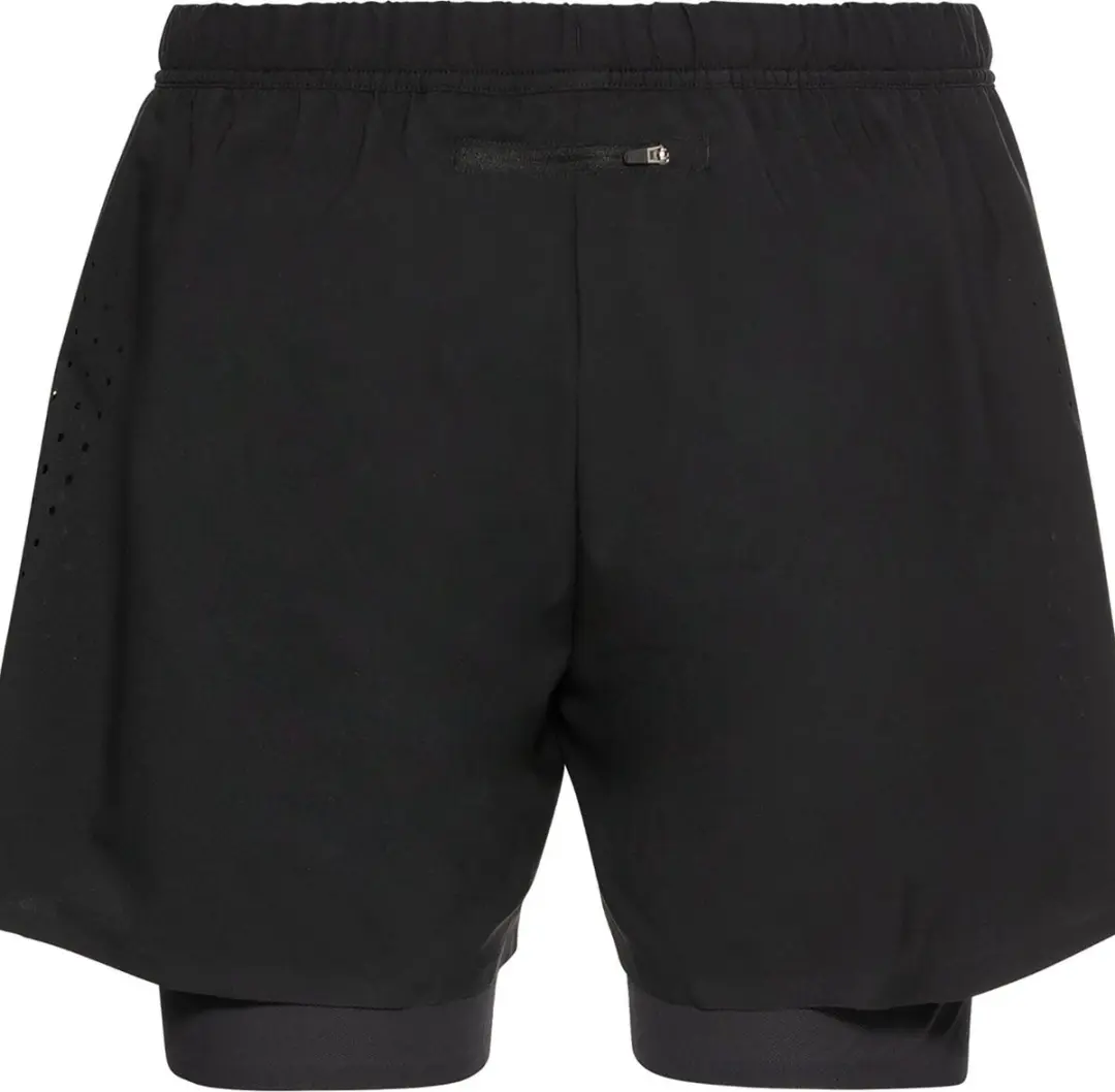 ODLO Zeroweight 2in1 Short 5'' Heren - Sportbroek - XL - Zwart