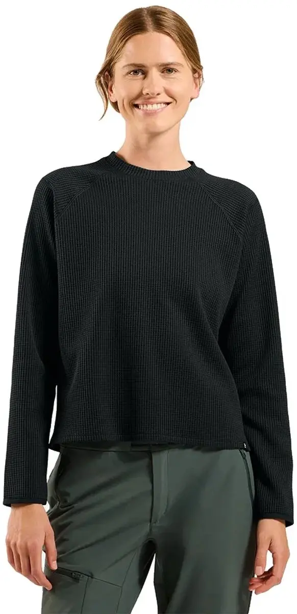 Odlo 542991 Cubic Sweatshirt Zwart M Vrouw