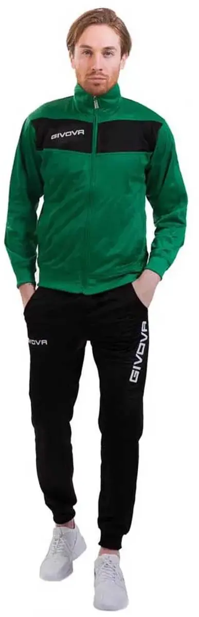 Givova Visa Trainingspak 3XL - Groen/Zwart