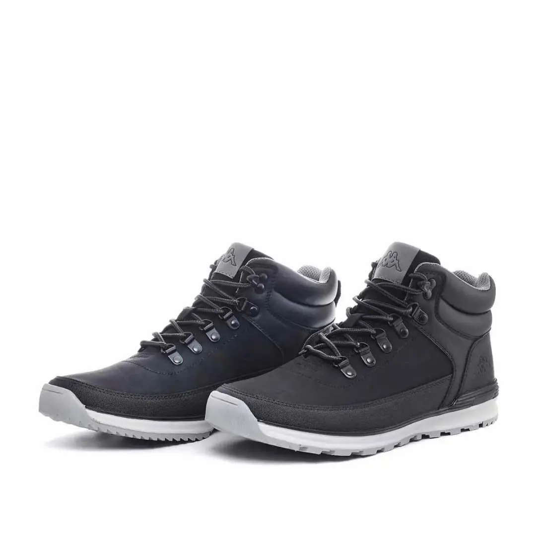 Kappa Logo Monsi Tige Mid Trainers - 40 - Zwart/Groen