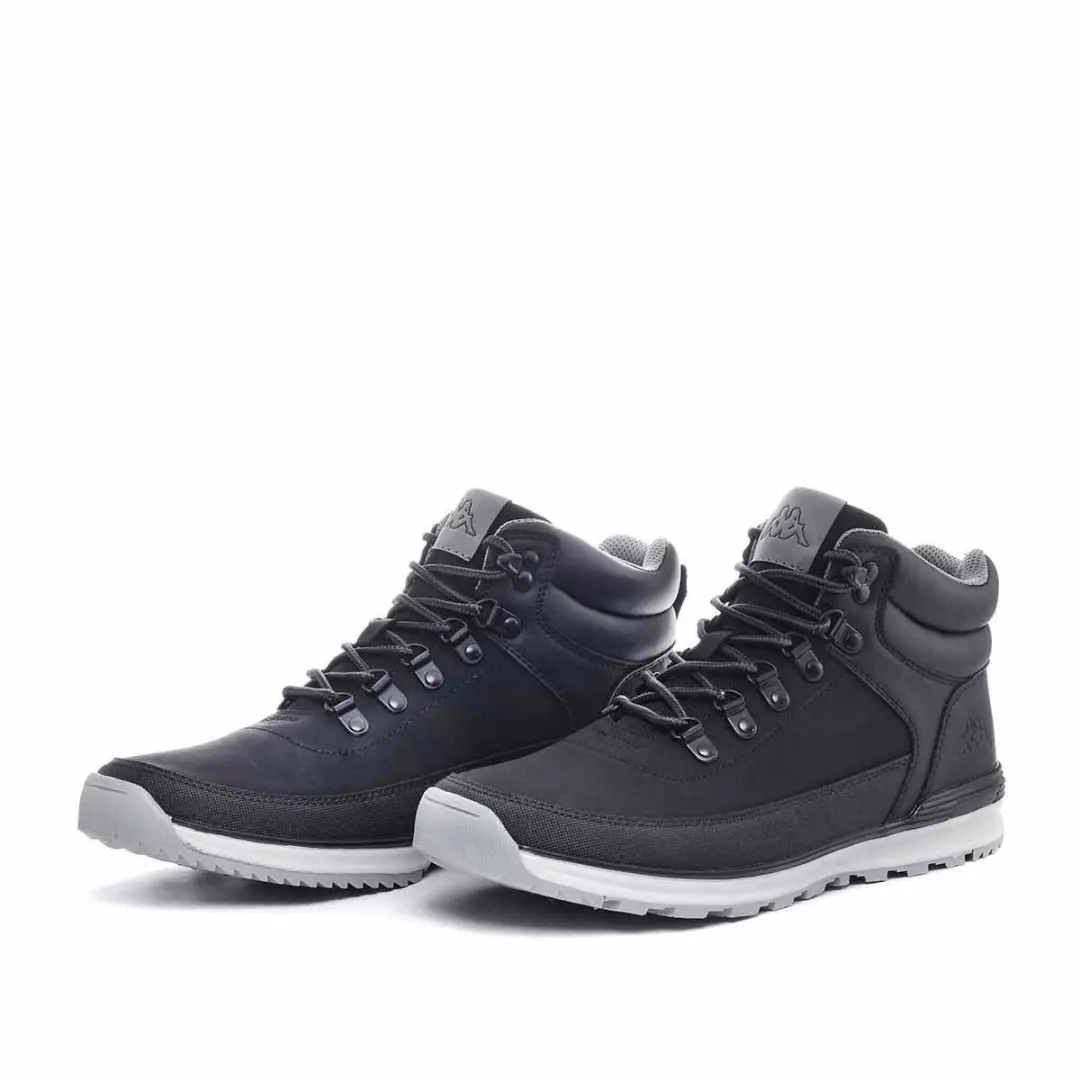 Kappa Logo Monsi Tige Mid Trainers - 40 - Zwart/Groen