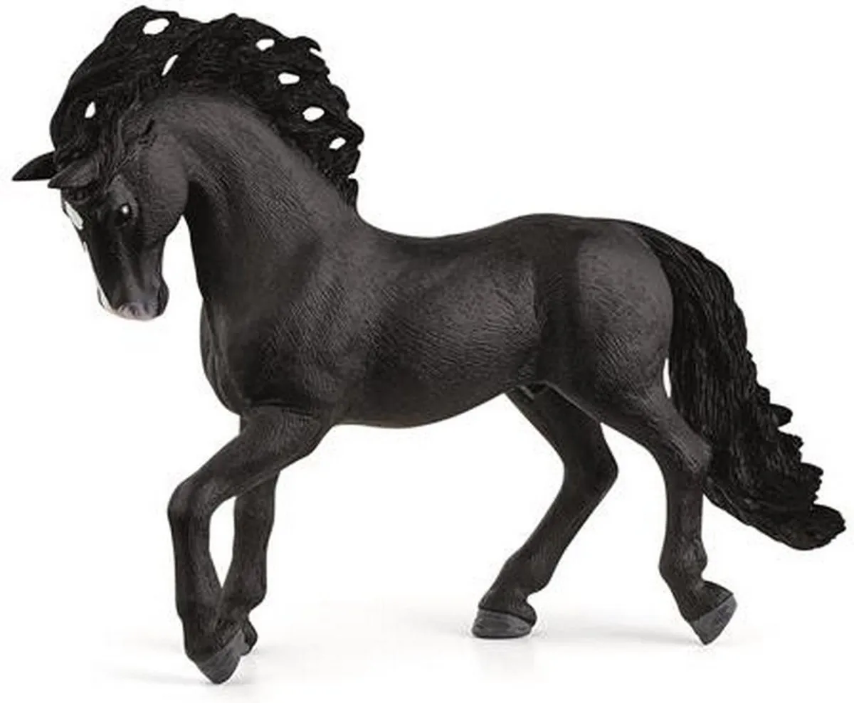 Schleich Pura Raza Española Hengst Speelfiguur 13923 - Zwart