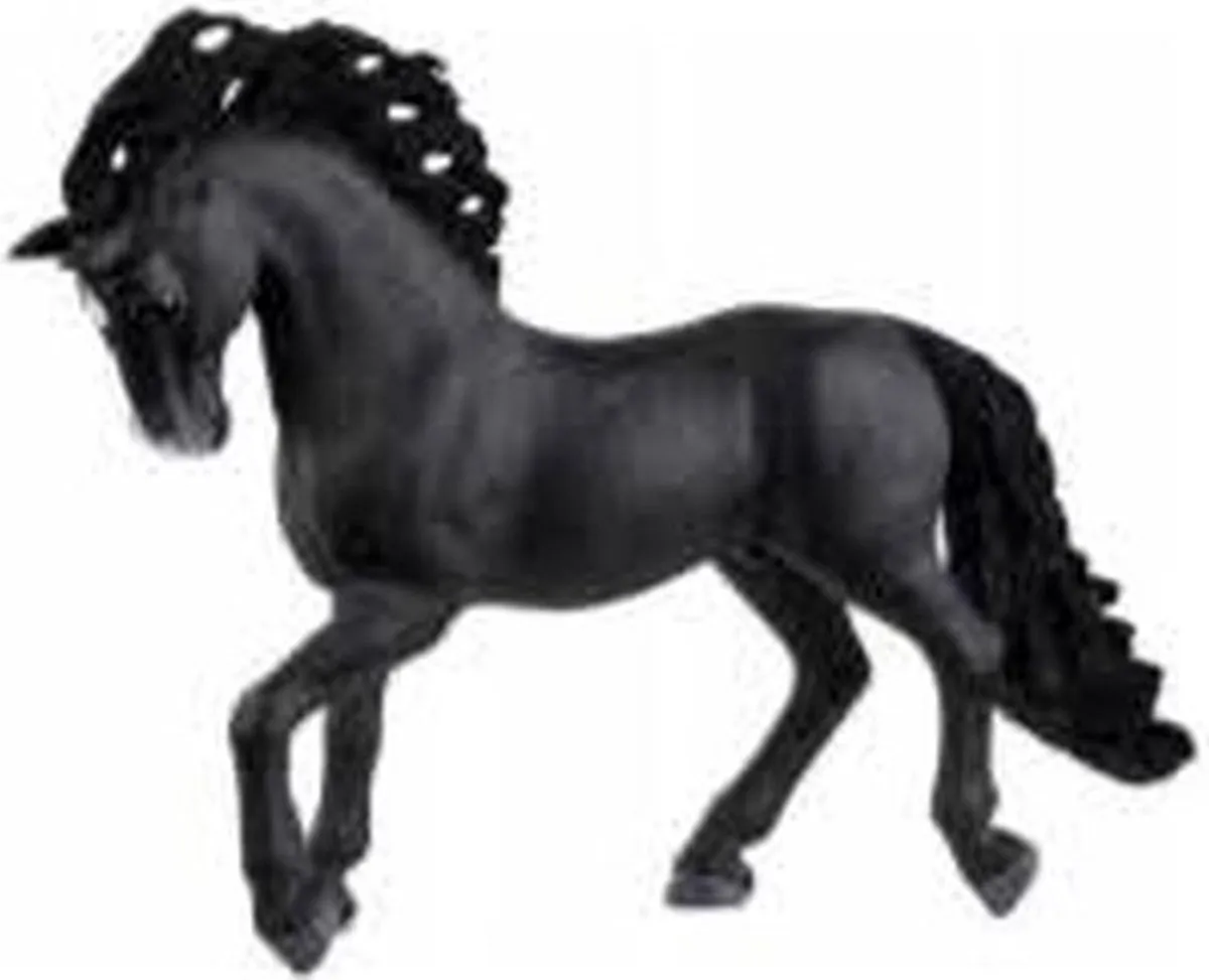 Schleich Pura Raza Española Hengst Speelfiguur 13923 - Zwart