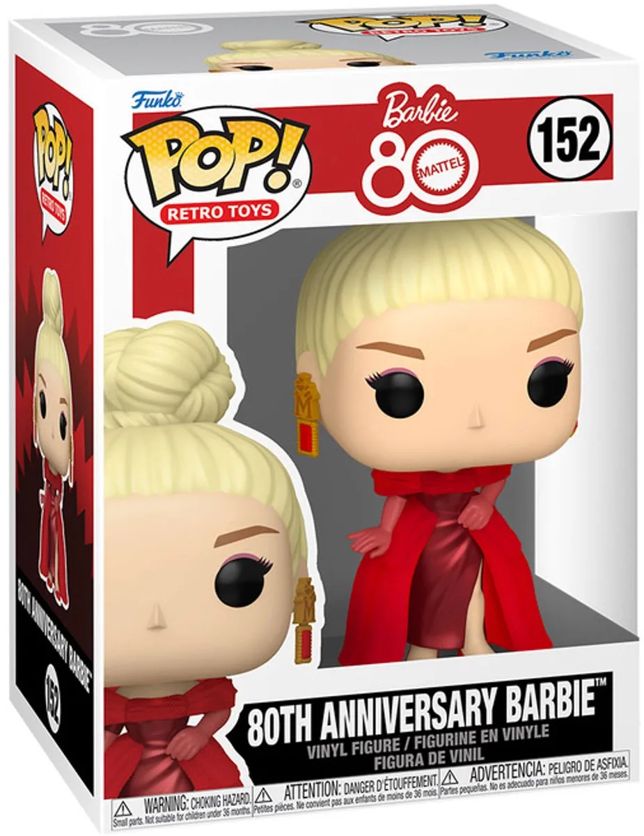 Funko Pop! Barbie 80th Anniversary #152 - Multi