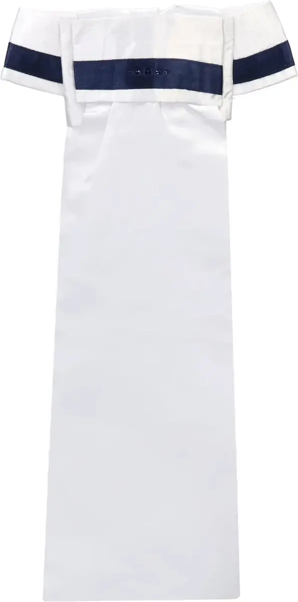 QUUR Plastron Qchic - One Size - Wit-donkerblauw