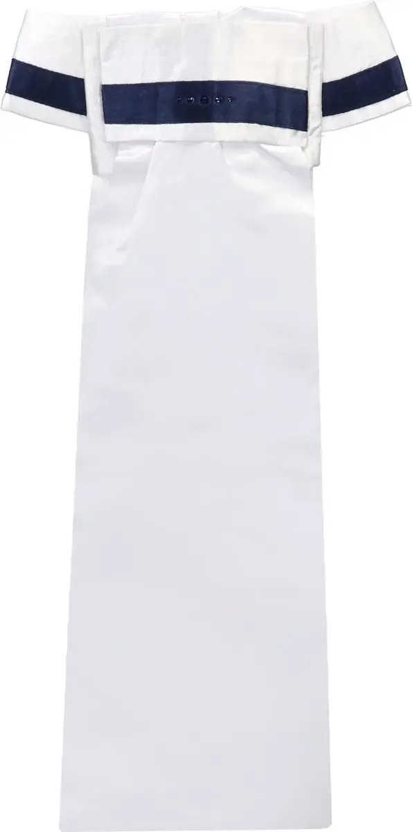 QUUR Plastron Qchic - One Size - Wit-donkerblauw