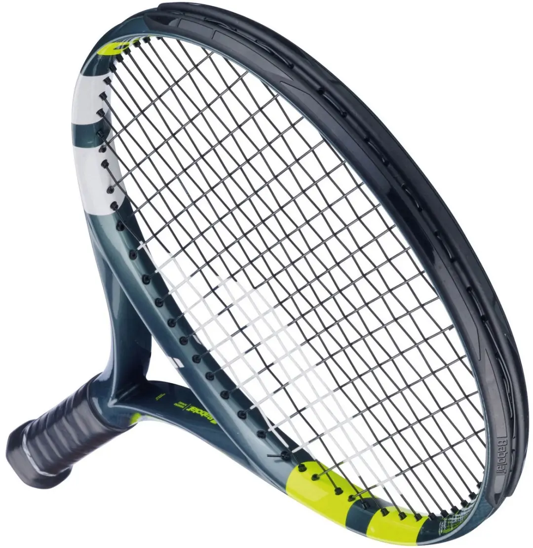 Babolat Aero Junior 26" Tennisracket - Grijs/Geel/Wit - afbeelding 2 van 6