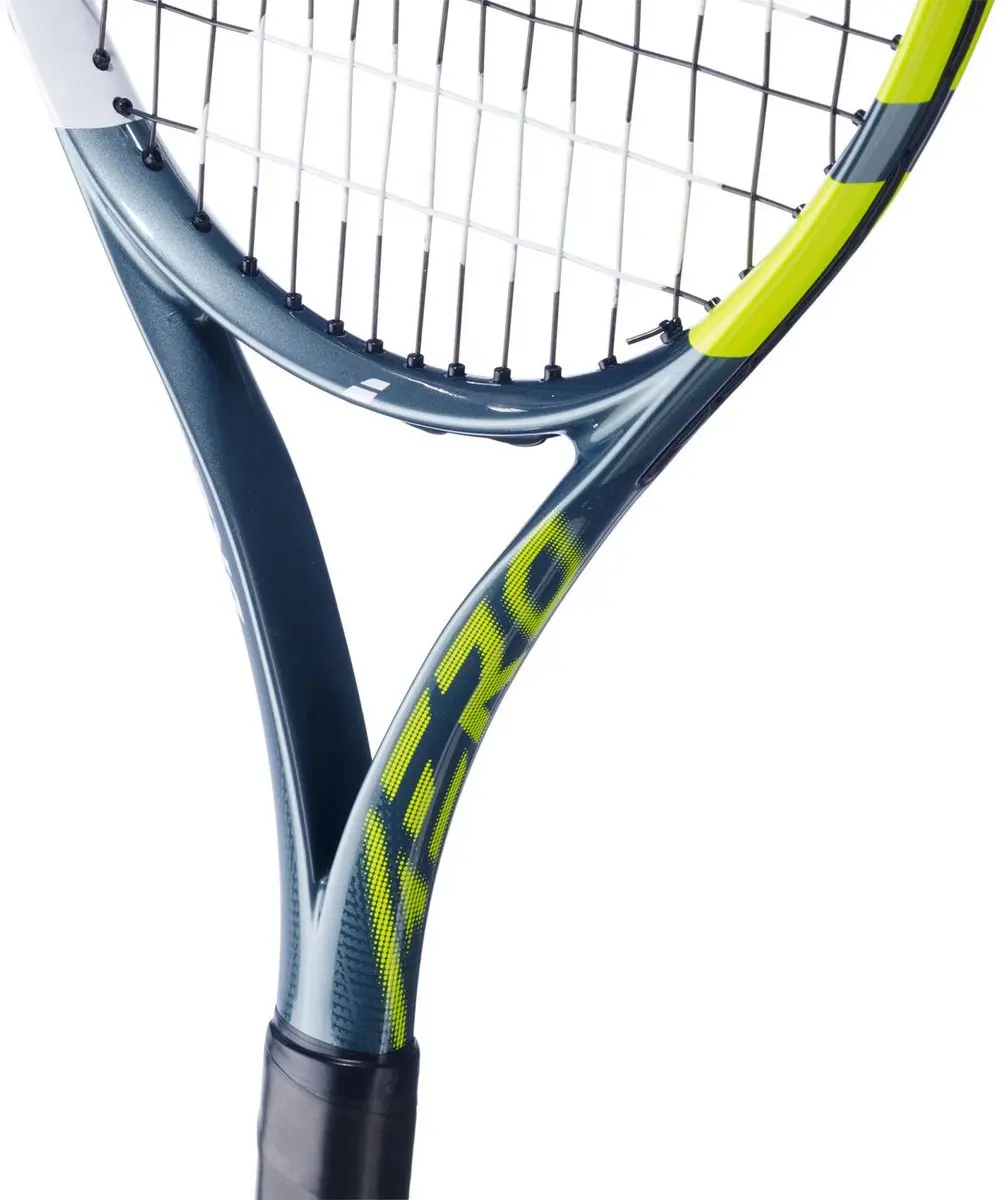 Babolat Aero Junior 26" Tennisracket - Grijs/Geel/Wit - afbeelding 3 van 6
