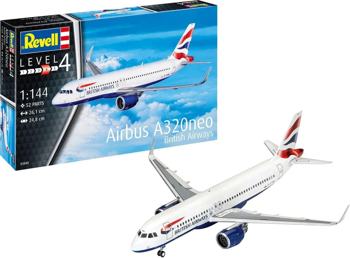 Revell 03840 Airbus A320neo British Airways Modelbouwpakket