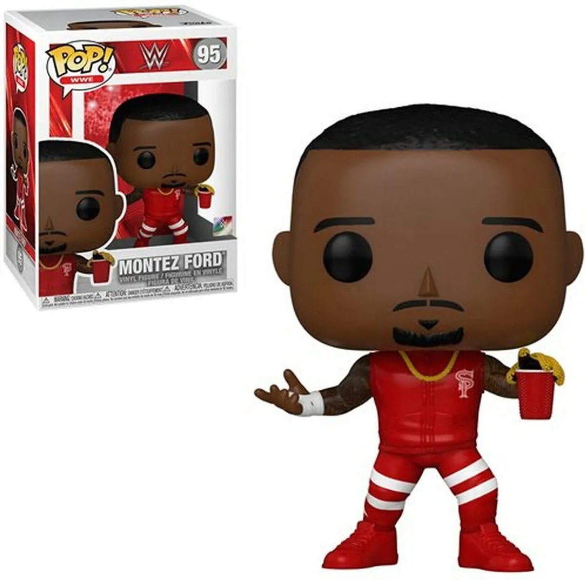 Funko Pop! WWE Street Profits Montez Ford Bobble Head - afbeelding 2 van 4