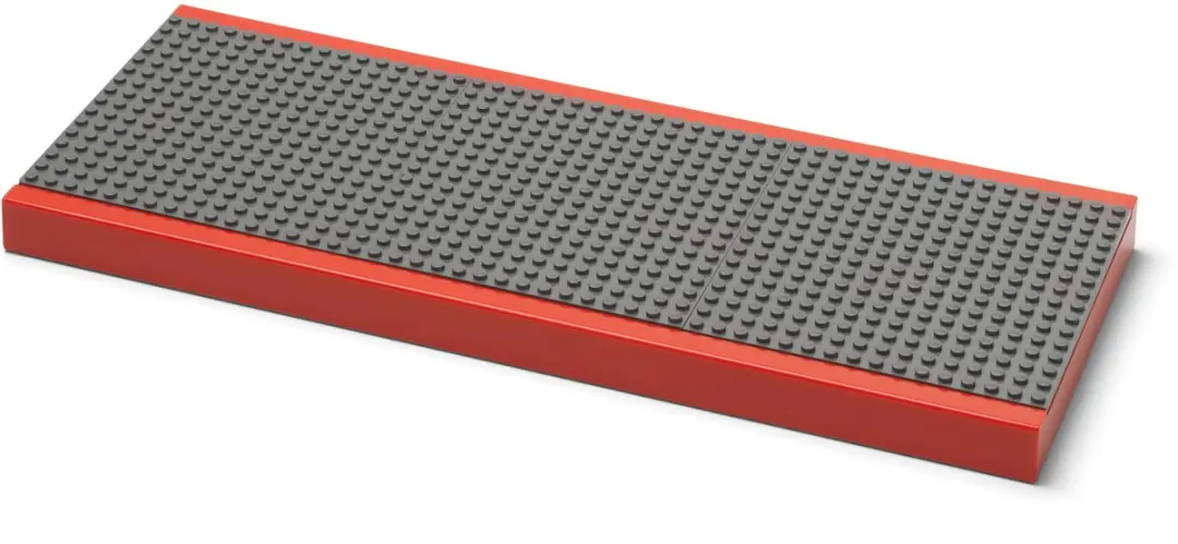 LEGO Wandplank Rood - 38x15x2,5cm