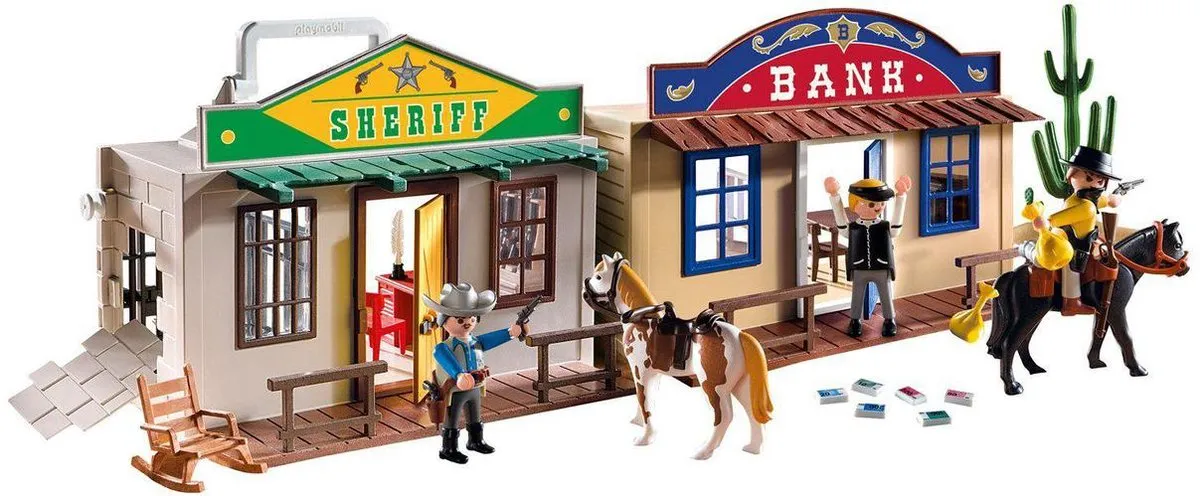 Playmobil Meeneemkoffer Het Wilde Westen 4398 - Meerkleurig - afbeelding 6 van 6