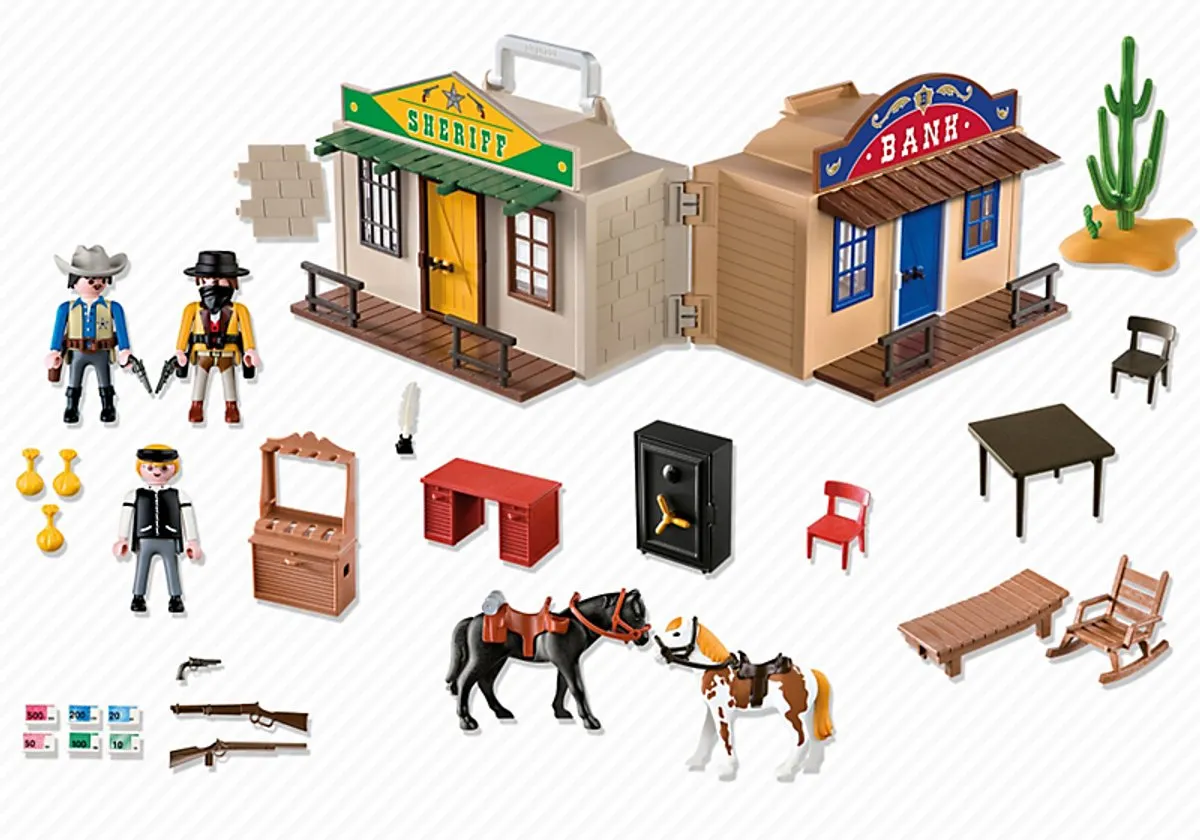 Playmobil Meeneemkoffer Het Wilde Westen 4398 - Meerkleurig - afbeelding 5 van 6