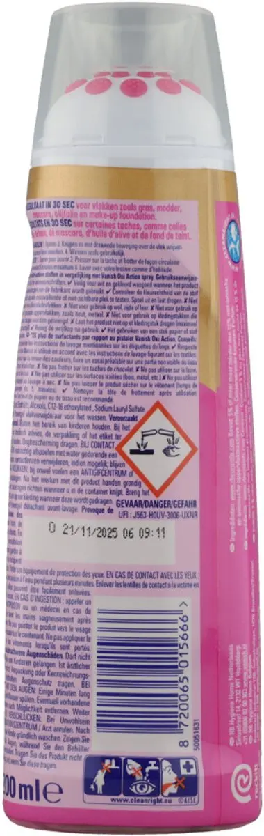 Vanish Oxi Action Gold Powergel 200ml