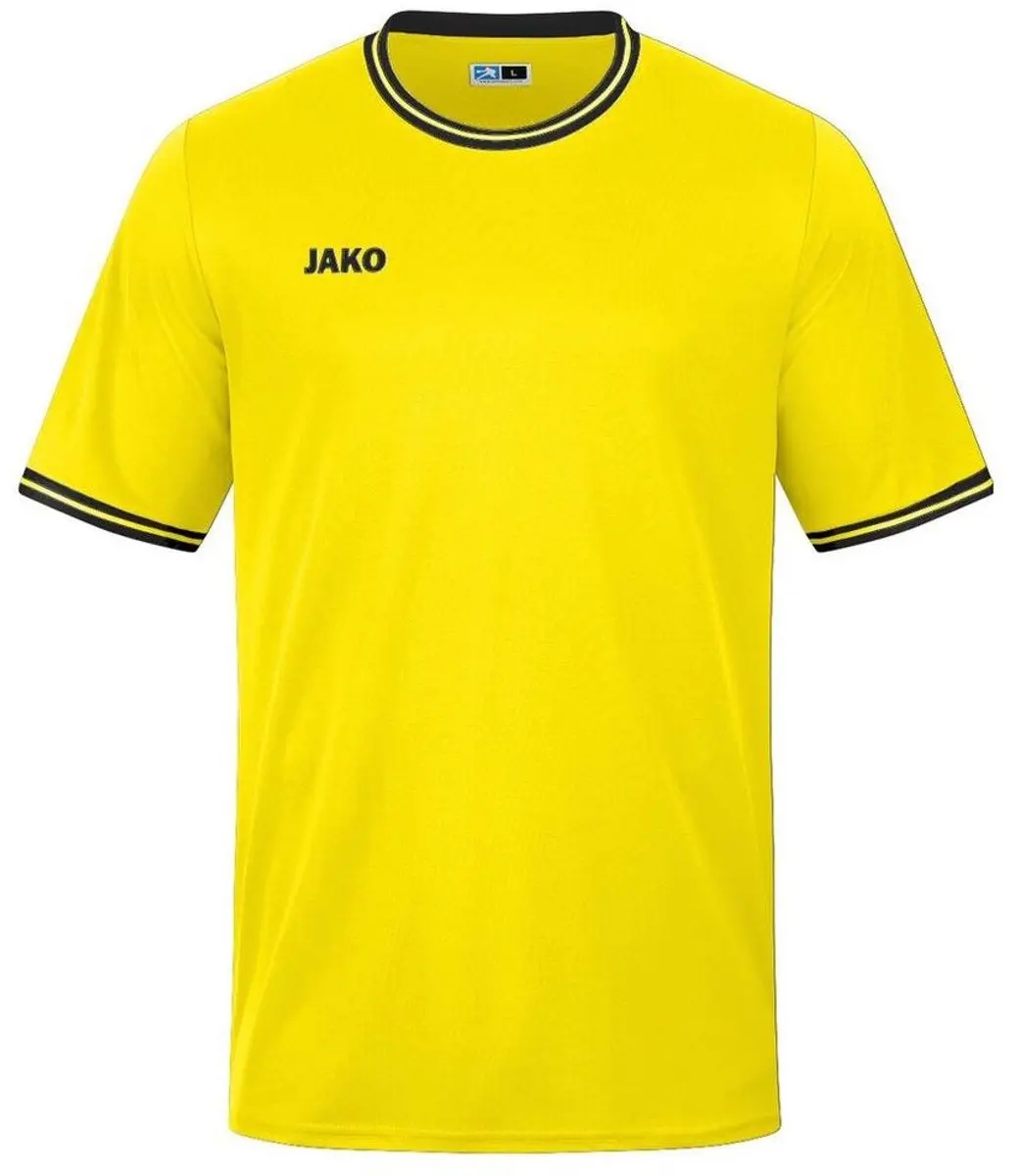 JAKO Center 2.0 Shooting Shirt Heren - 3XL - Zwart/Citroen