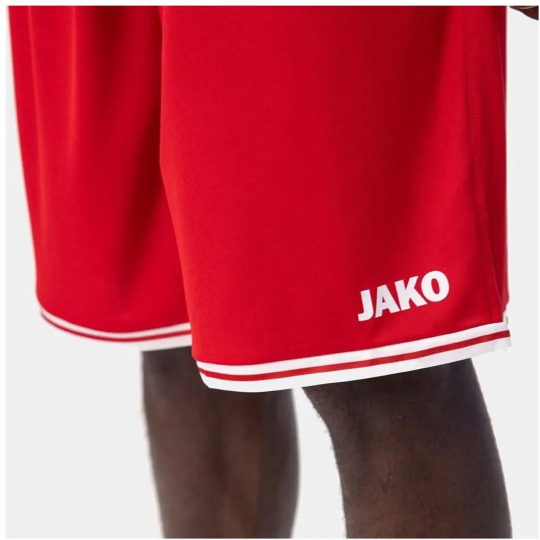 Jako Center 2.0 Basketbalshort Heren - L - Wit/Rood