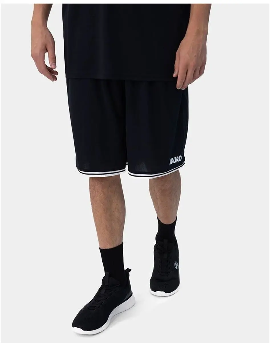 Jako Center 2.0 Basketbalshort Heren M - Zwart/Wit