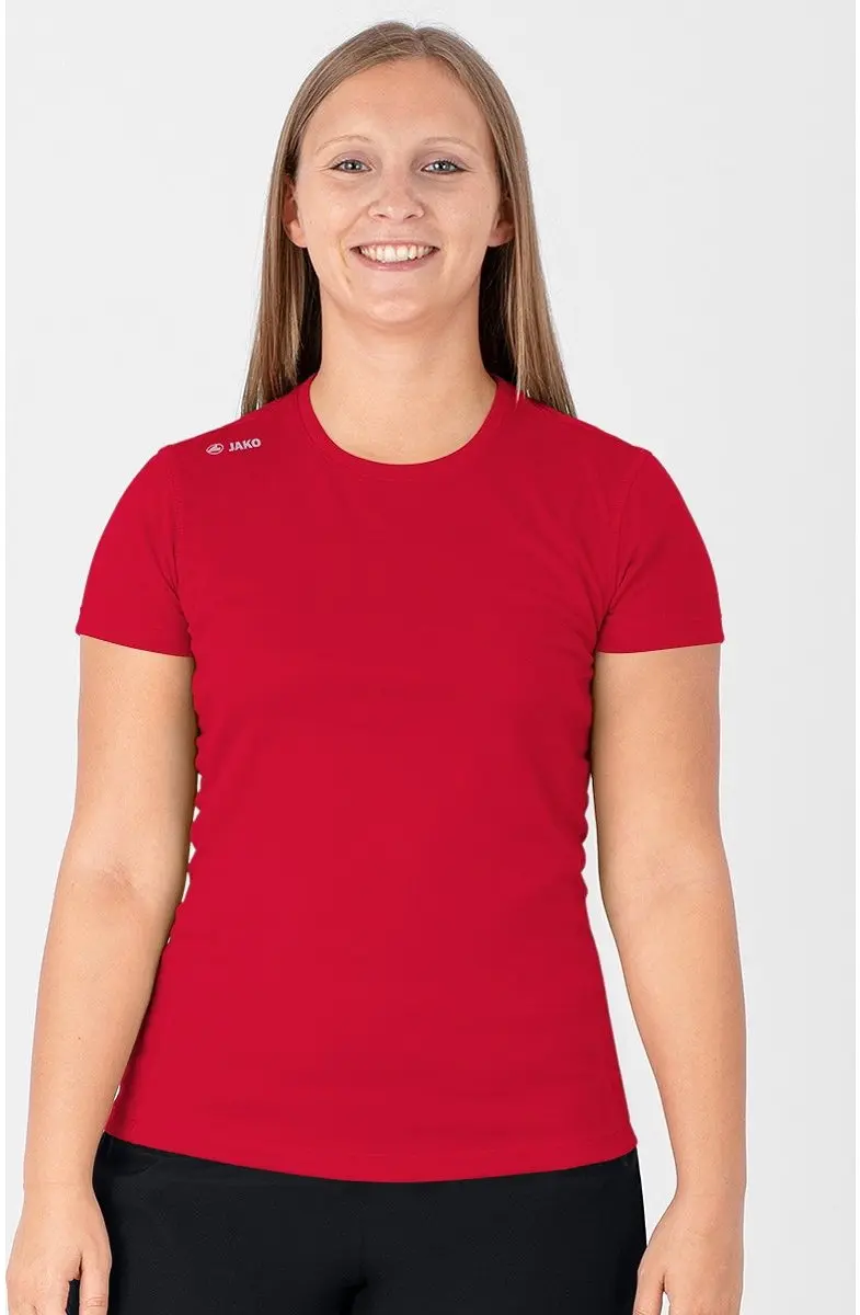 JAKO Run 2.0 T-Shirt Dames - Rood - Maat 46