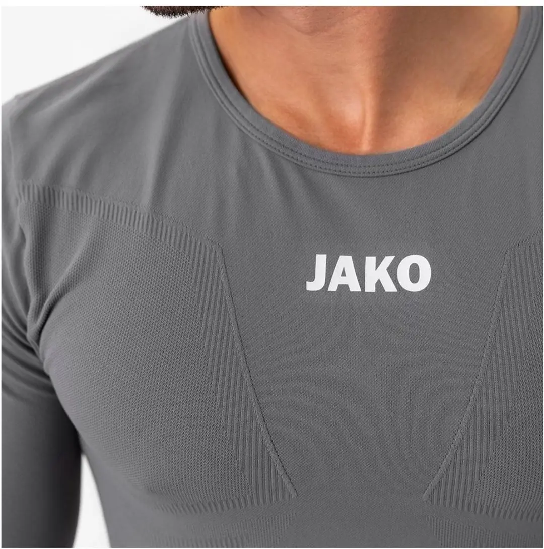 Jako Comfort 2.0 Longsleeve Heren - Steengrijs S