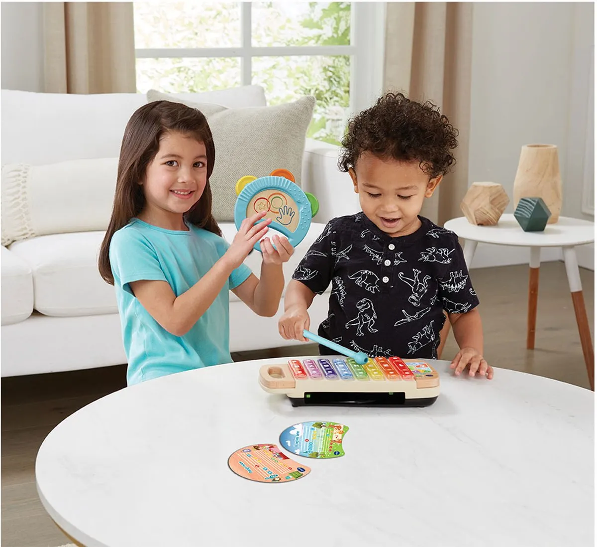 VTech 2-in-1 Regenboogxylofoon - Muziekinstrument - Meerkleurig - afbeelding 6 van 6