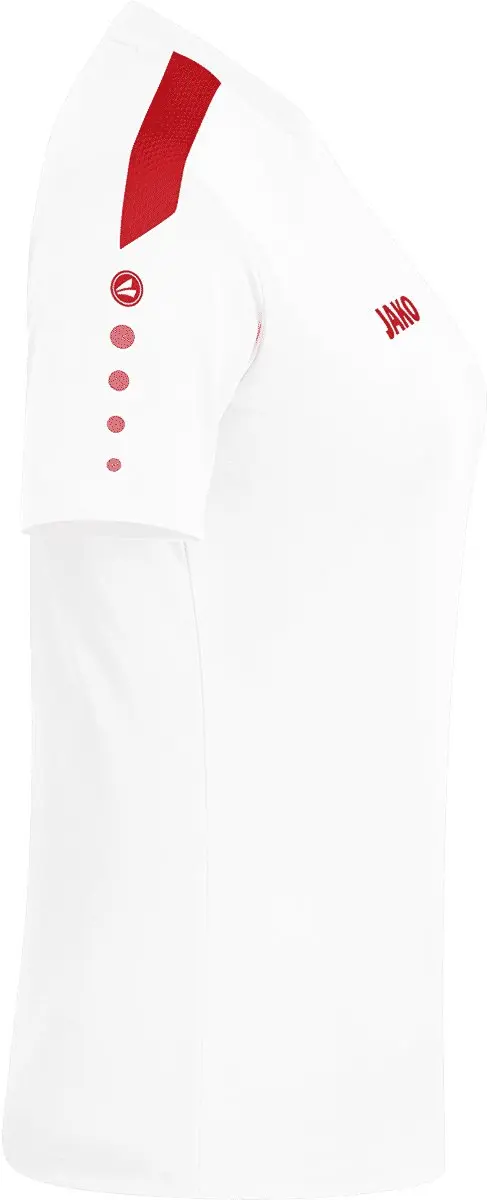 JAKO Power Shirt Dames Korte Mouw - Rood/Wit M36 - afbeelding 6 van 6
