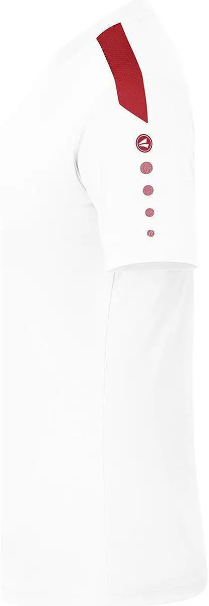 JAKO Power Shirt Dames Korte Mouw - Rood/Wit M36