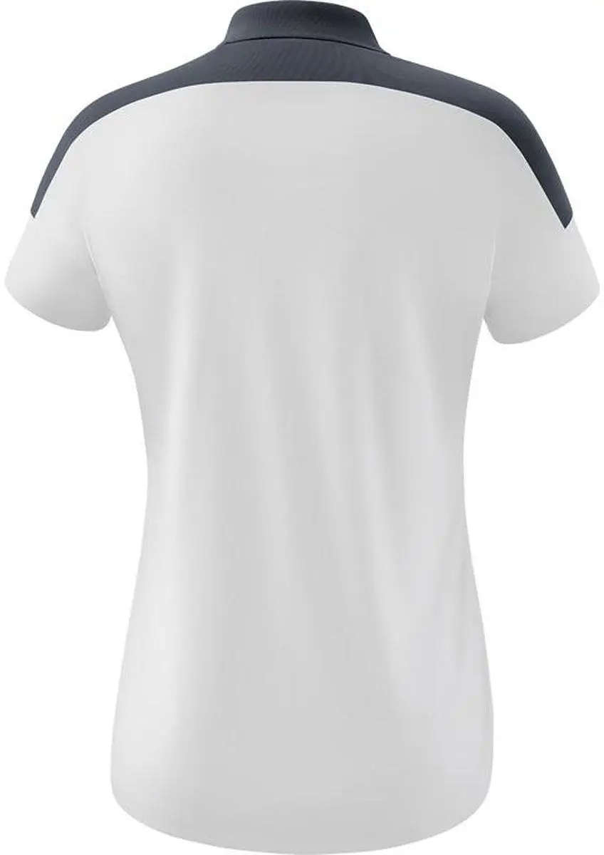 Erima Change Polo Dames 38 - Zwart/Slate Grey/Wit