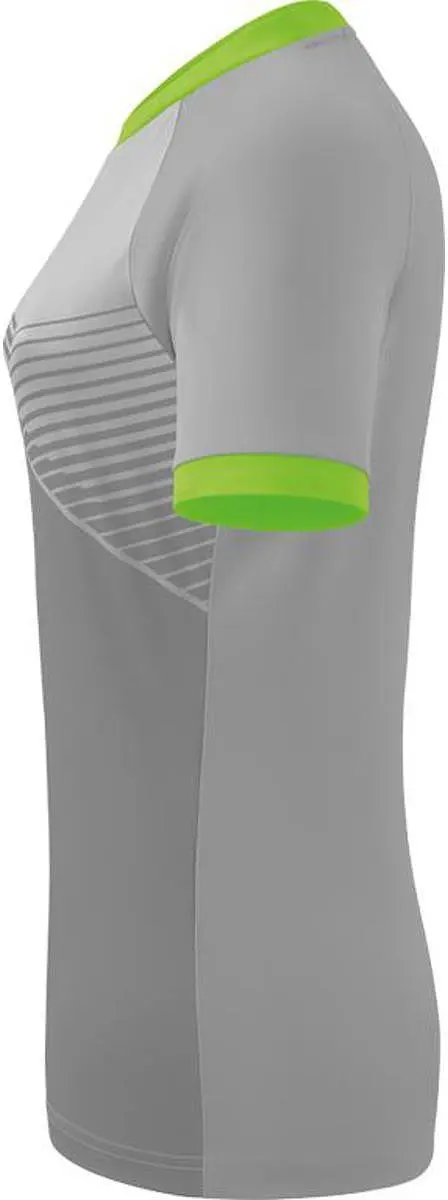 Erima Mantua Shirt Dames - Green Gecko/Silver Grey Maat 40
