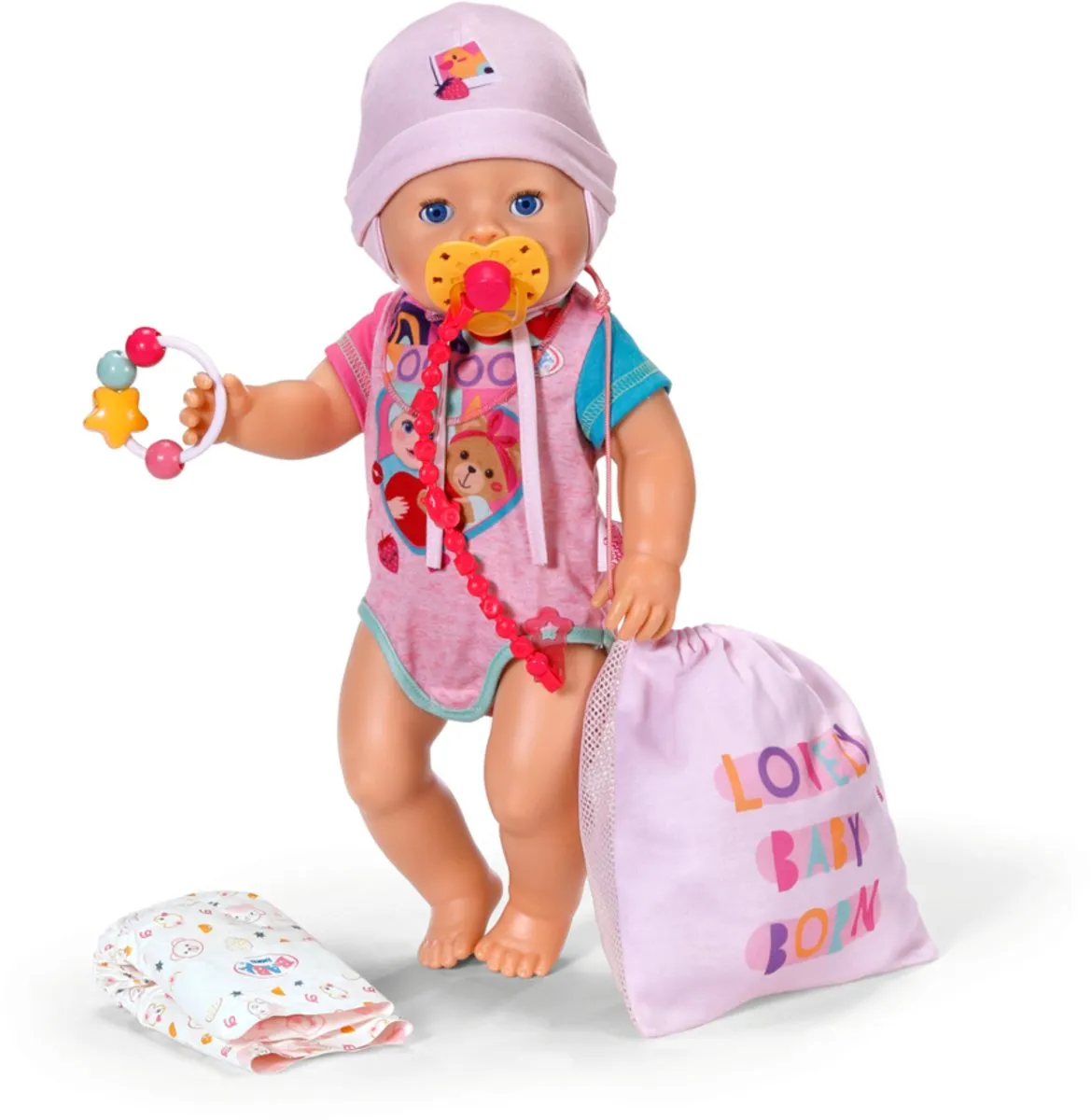 Baby Born Pasgeboren-set 43 - Paars