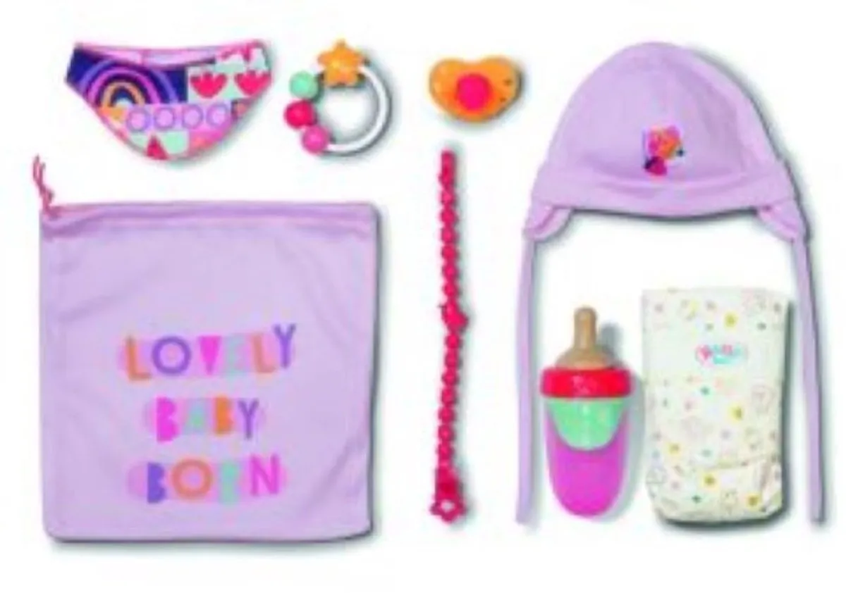 Baby Born Pasgeboren-set 43 - Paars