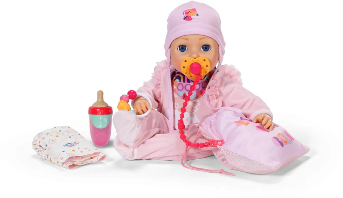 Baby Born Pasgeboren-set 43 - Paars