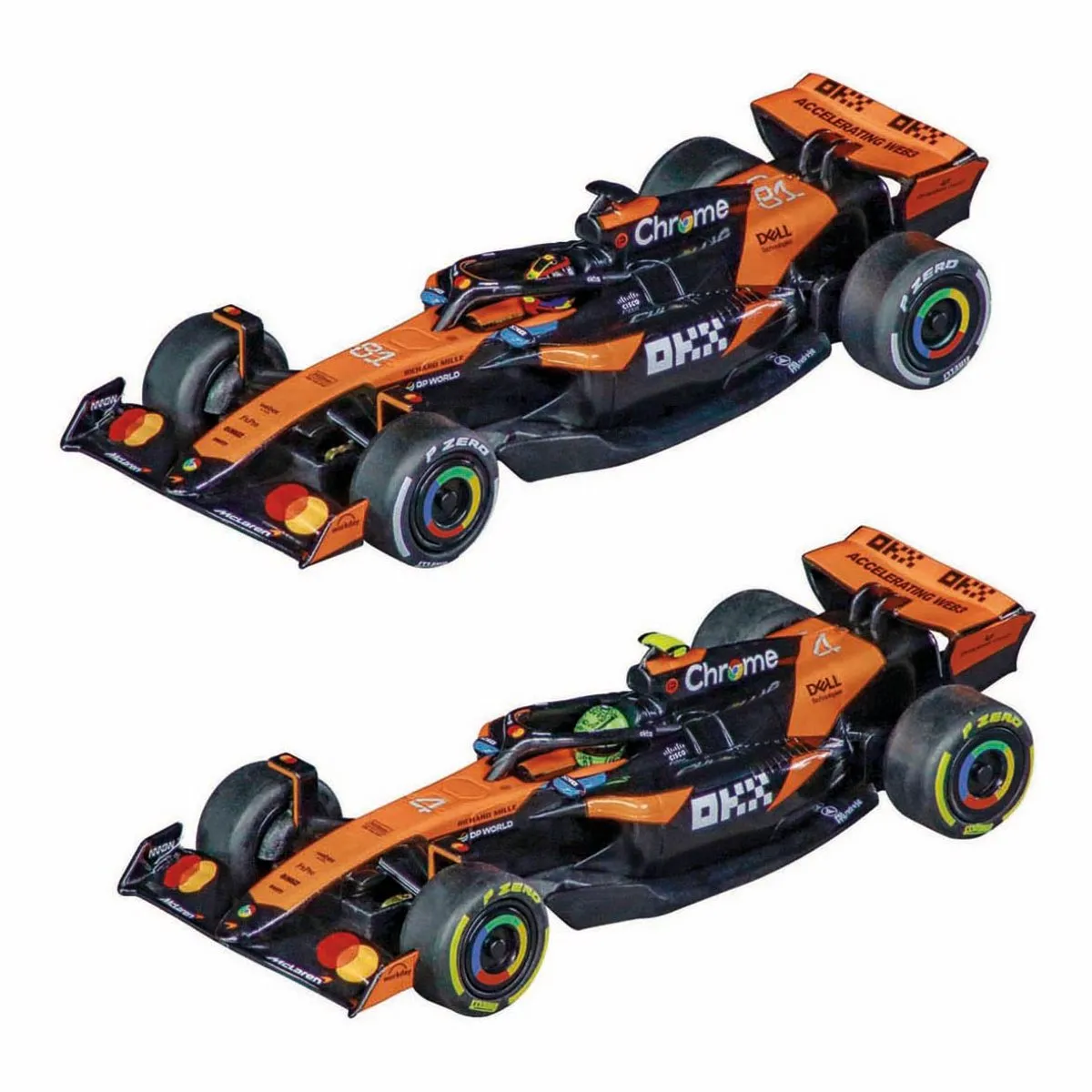 Carrera Pull and Speed McLaren Norris vs Piastri 1:43 - 2 Stuks